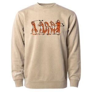 BARSTOOL GOLF TIGER SWING CREWNECK